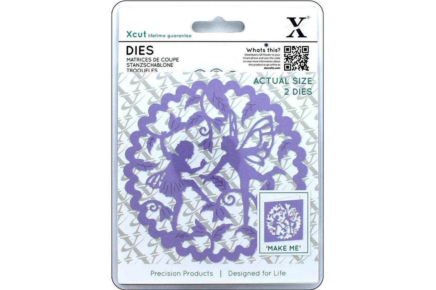 Docrafts Xcu 504093 - Die (2pcs) - Woodland Fairies