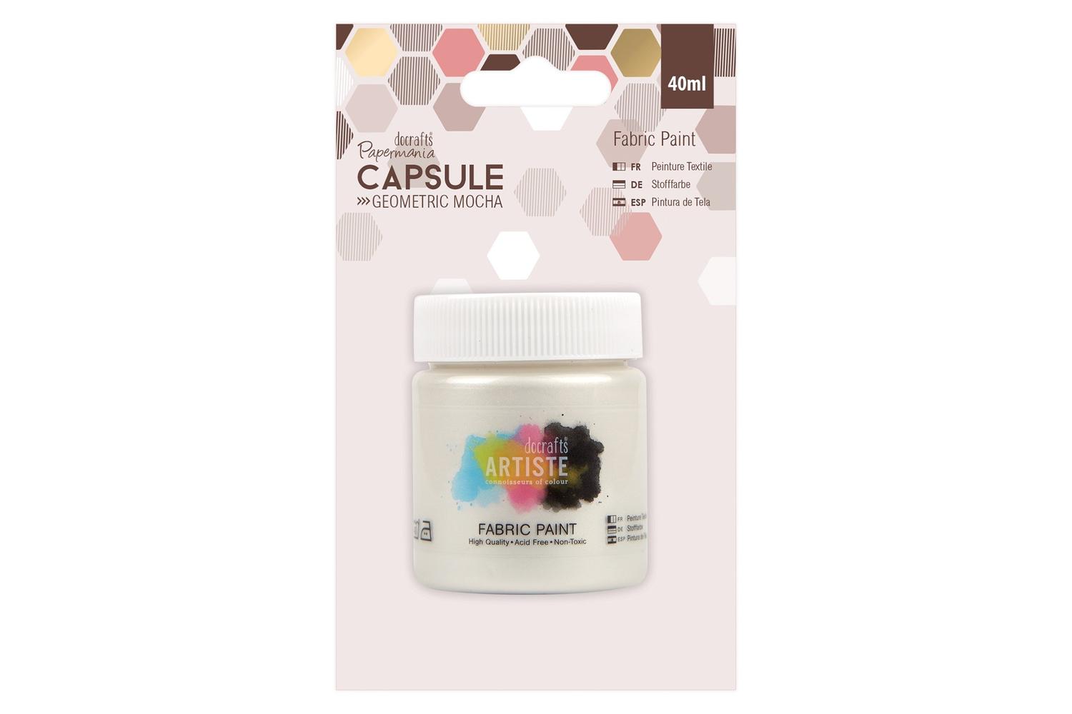 Docrafts Pma 550606 - Fabric Paint - Capsule - Geometric Moc