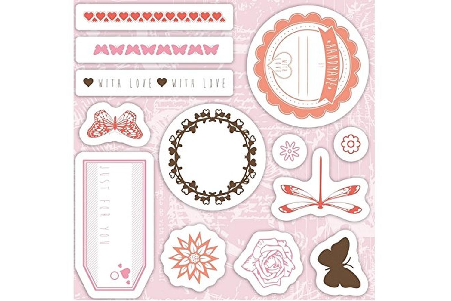 Docrafts Pma Dcm 025 - June 2014 Covermount - Stamp Pack - H