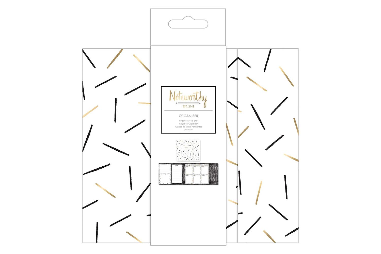 Docrafts Not 101124 - Organiser - Metallic Mono