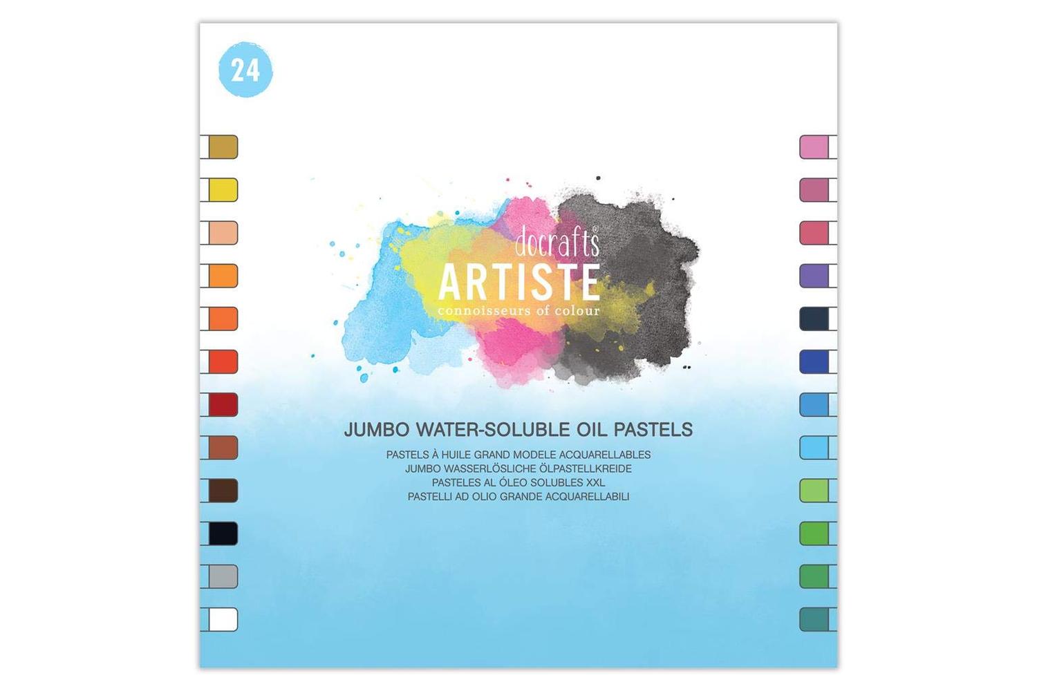 Docrafts Artiste Doa 551024 - Water-soluble Oil Pastels Pack