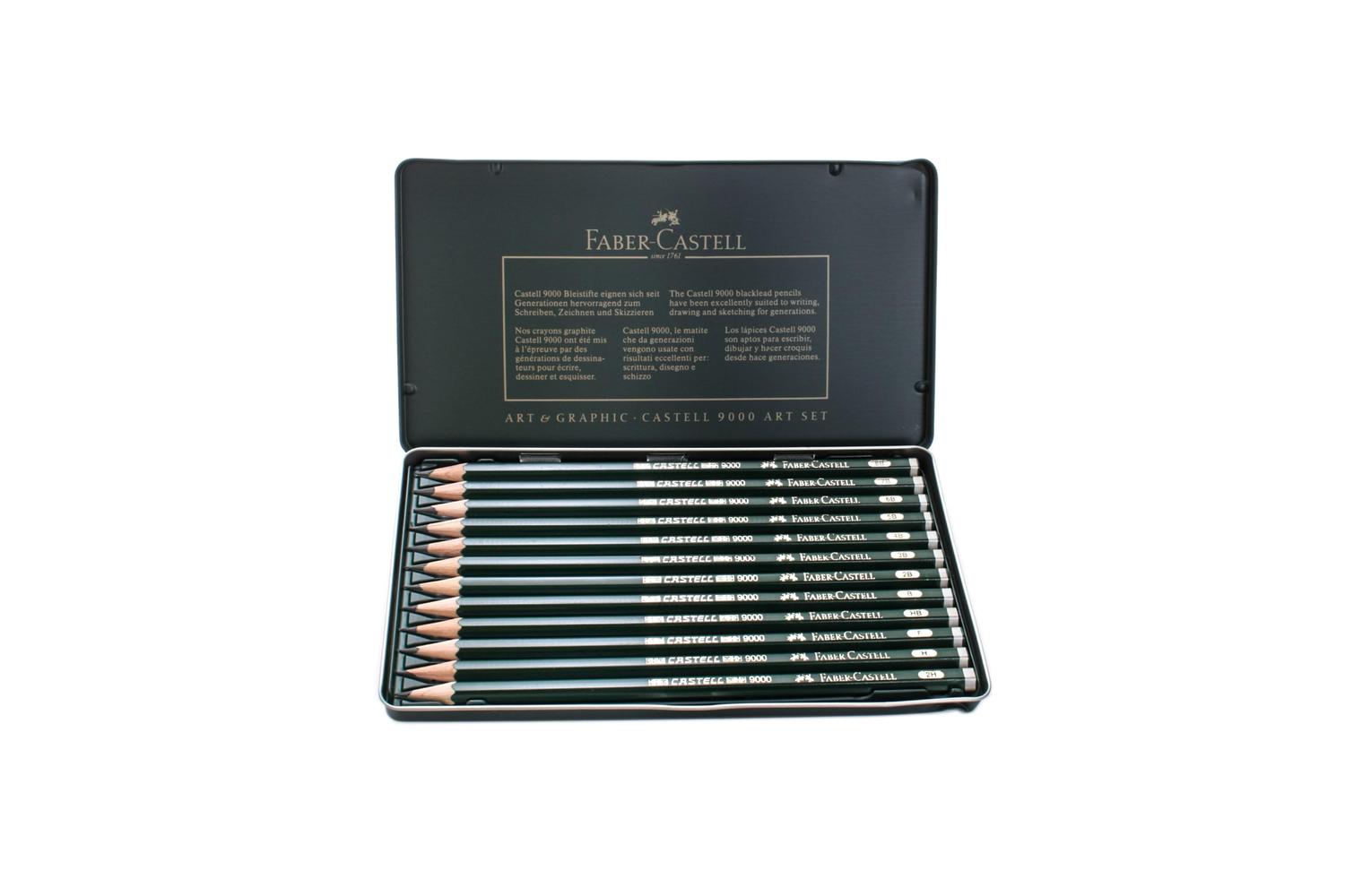 Faber-castell Fc119065 - Castell 9000 Art Set Of 12 Pencils