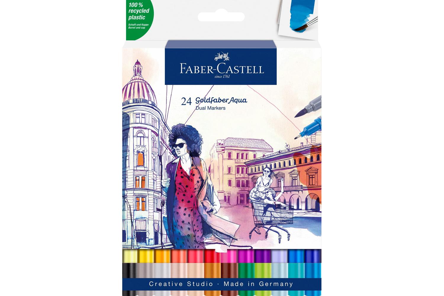 Faber-castell Fc164624 - Goldfaber A. Dual Marker Cardboard