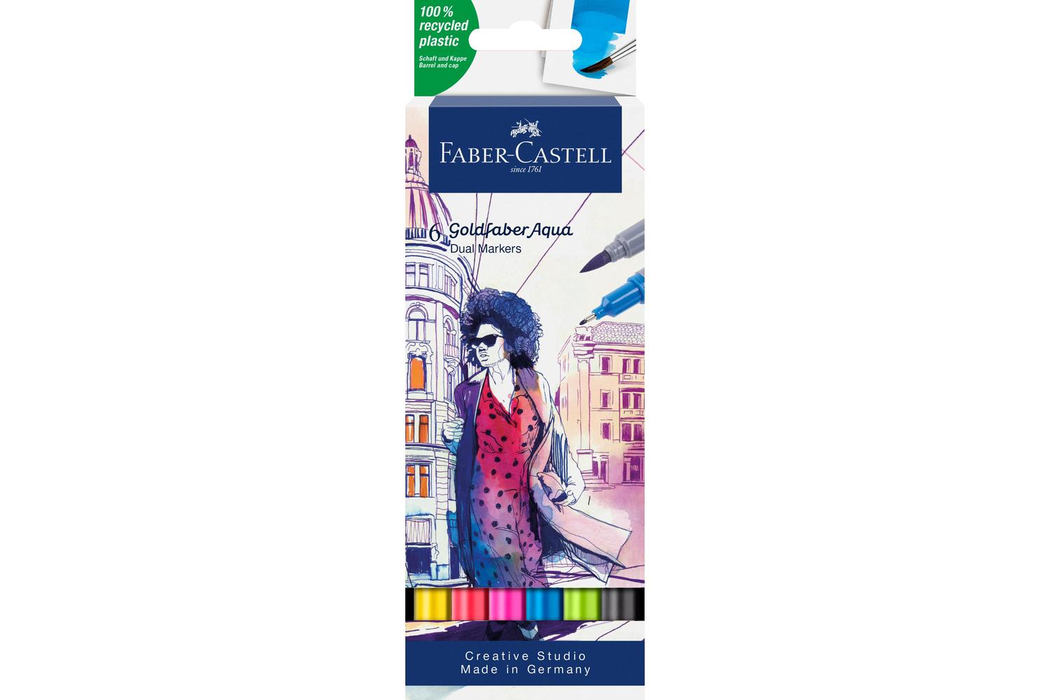 Faber-castell Fc164606 - Goldfaber A. Dual Marker Cardboard