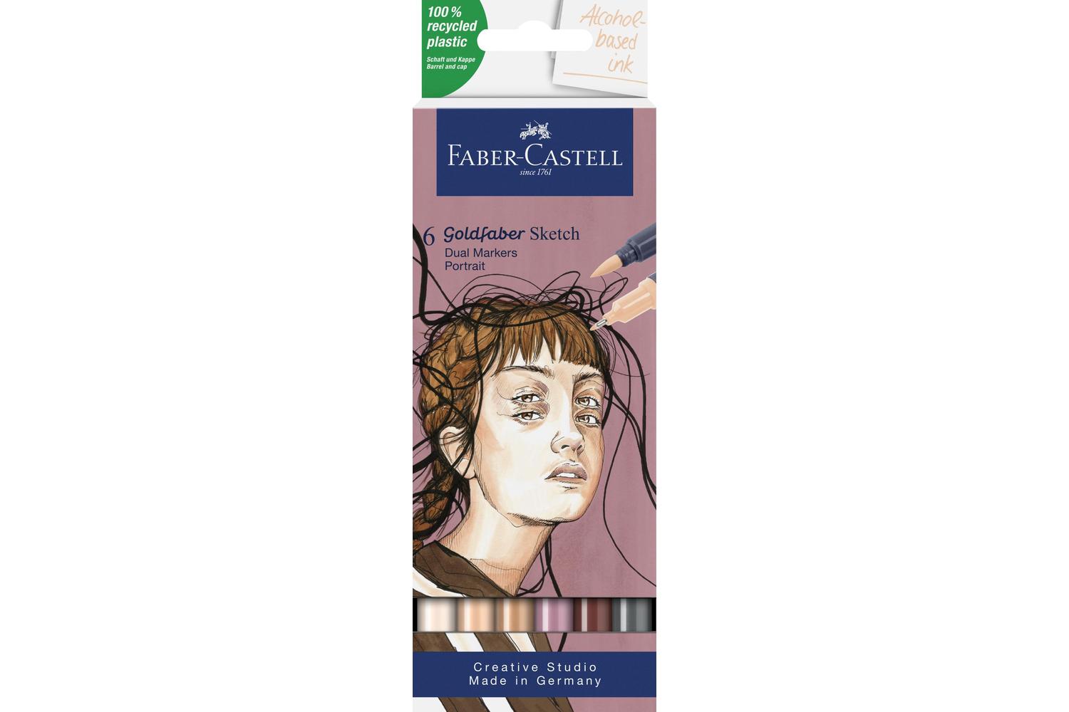 Faber-castell Fc164812 - Goldfaber Sketch Marker Portrait Se