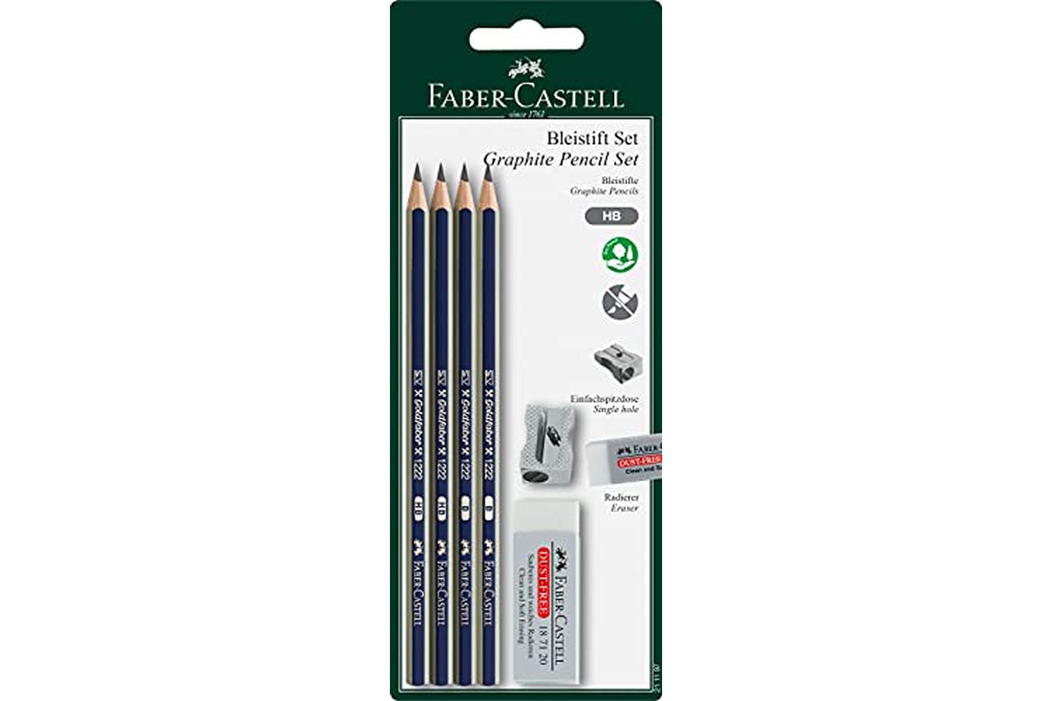 Faber-castell Fc211197 - G-pencil Set Goldfaber Sharpener &