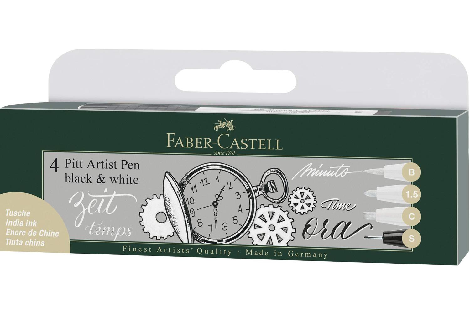 Faber-castell Fc167151 - Pitt Artist Pen Black & White Walle