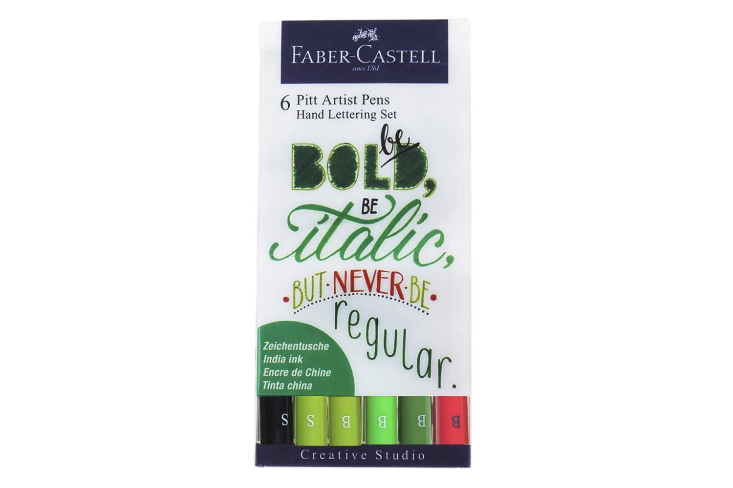 Faber-castell Fc267117 - Pitt Artist Pen Handlettering Set -