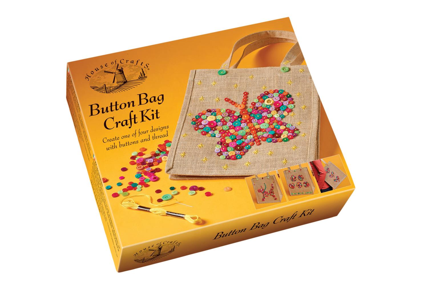 House Of Crafts Hc570 - Button Bag Craft Kit