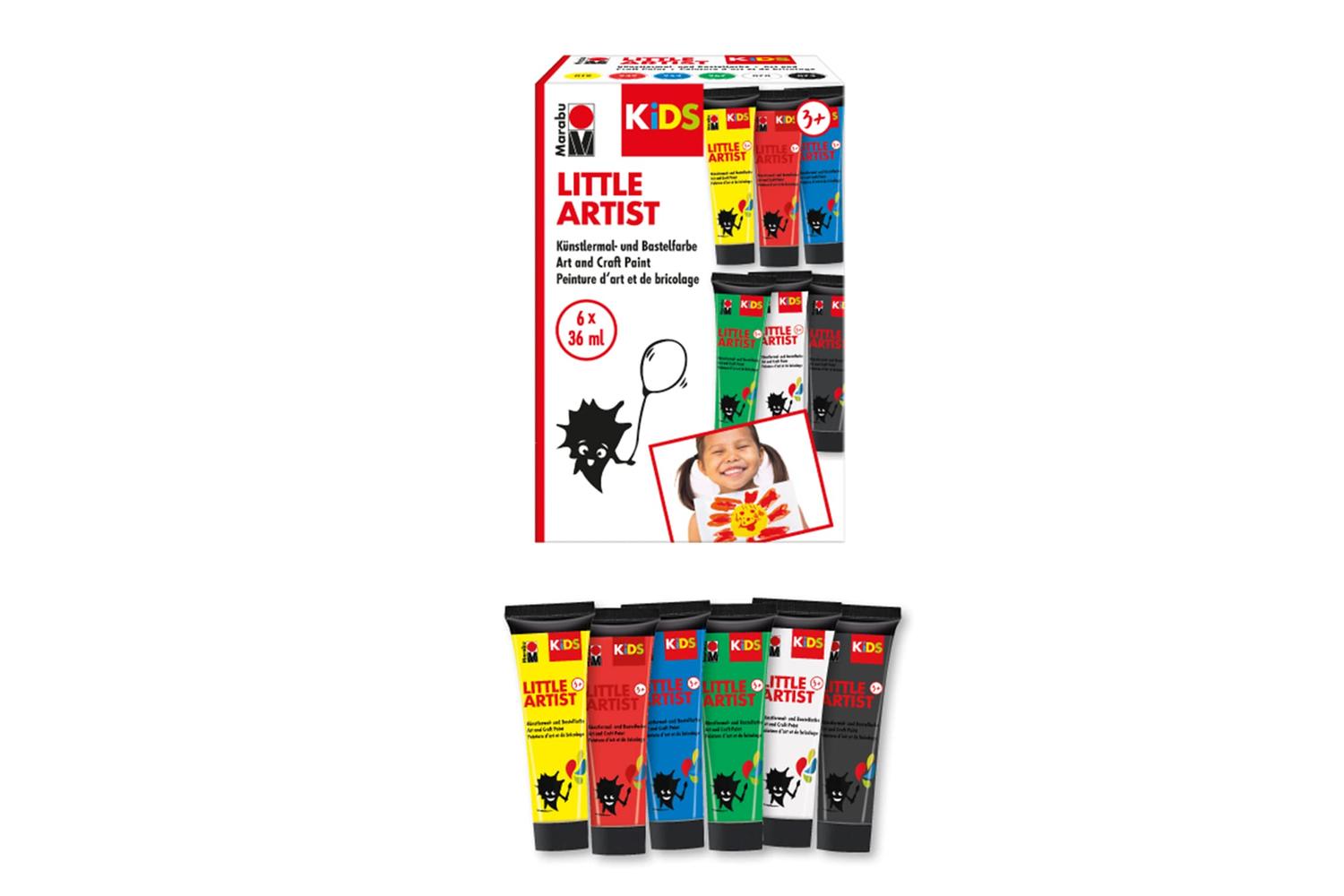 Marabu Mr0305000000101 - Kids Little Artist 6 X 36 Ml Paint