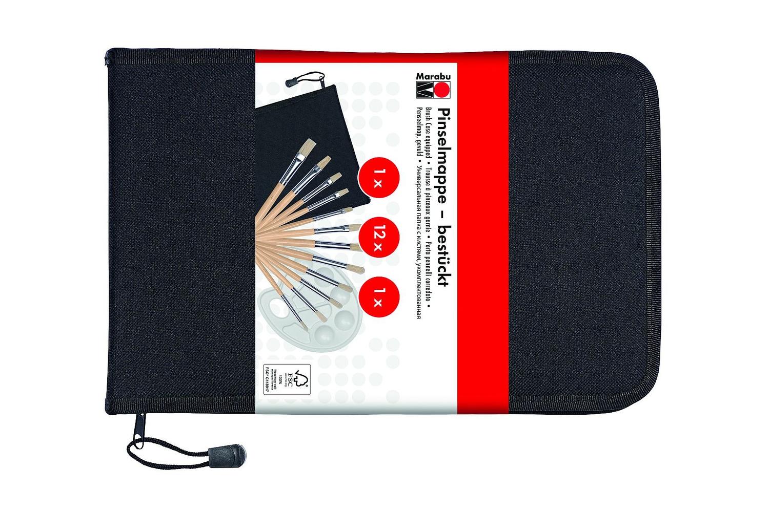 Marabu Mr1628000000001 - Marabu Brush Case Equipped