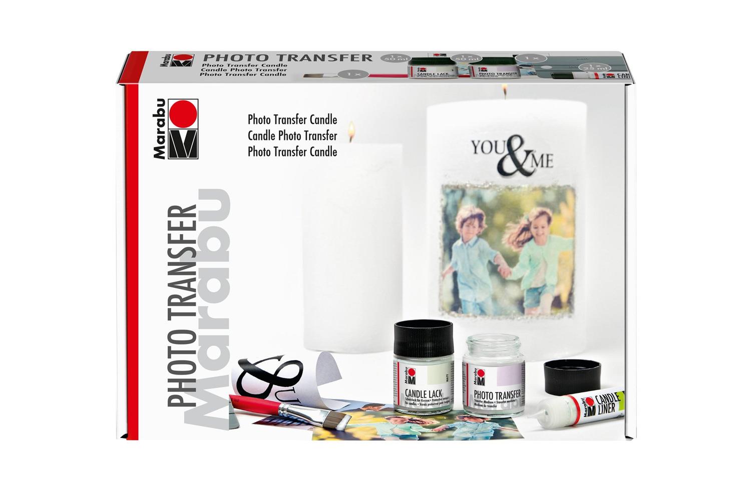 Marabu Mr1141000000002 - Photo Transfer Candle Set