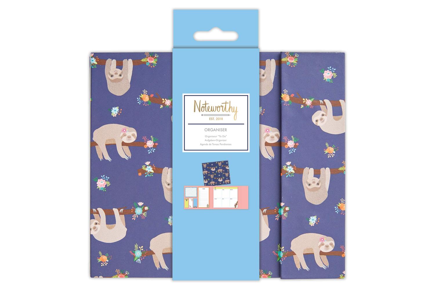 Noteworthy Not 101117 - Organiser - It's A Sloths Life