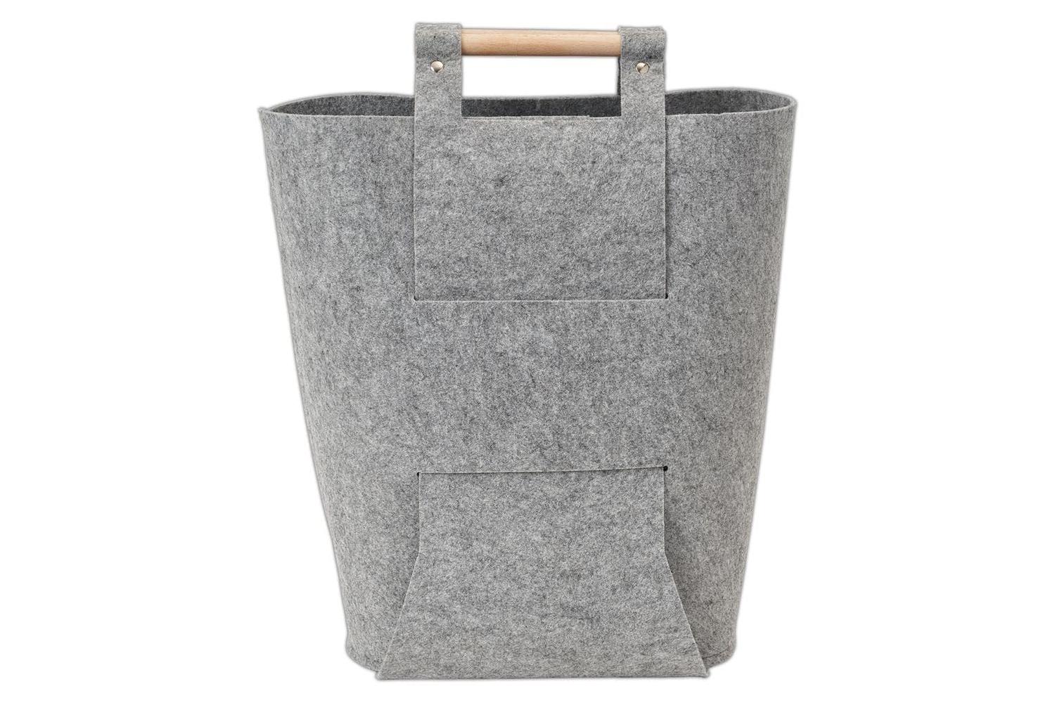 Papermania Pma 934204 - Felt Craft Bag - Wooden Handles