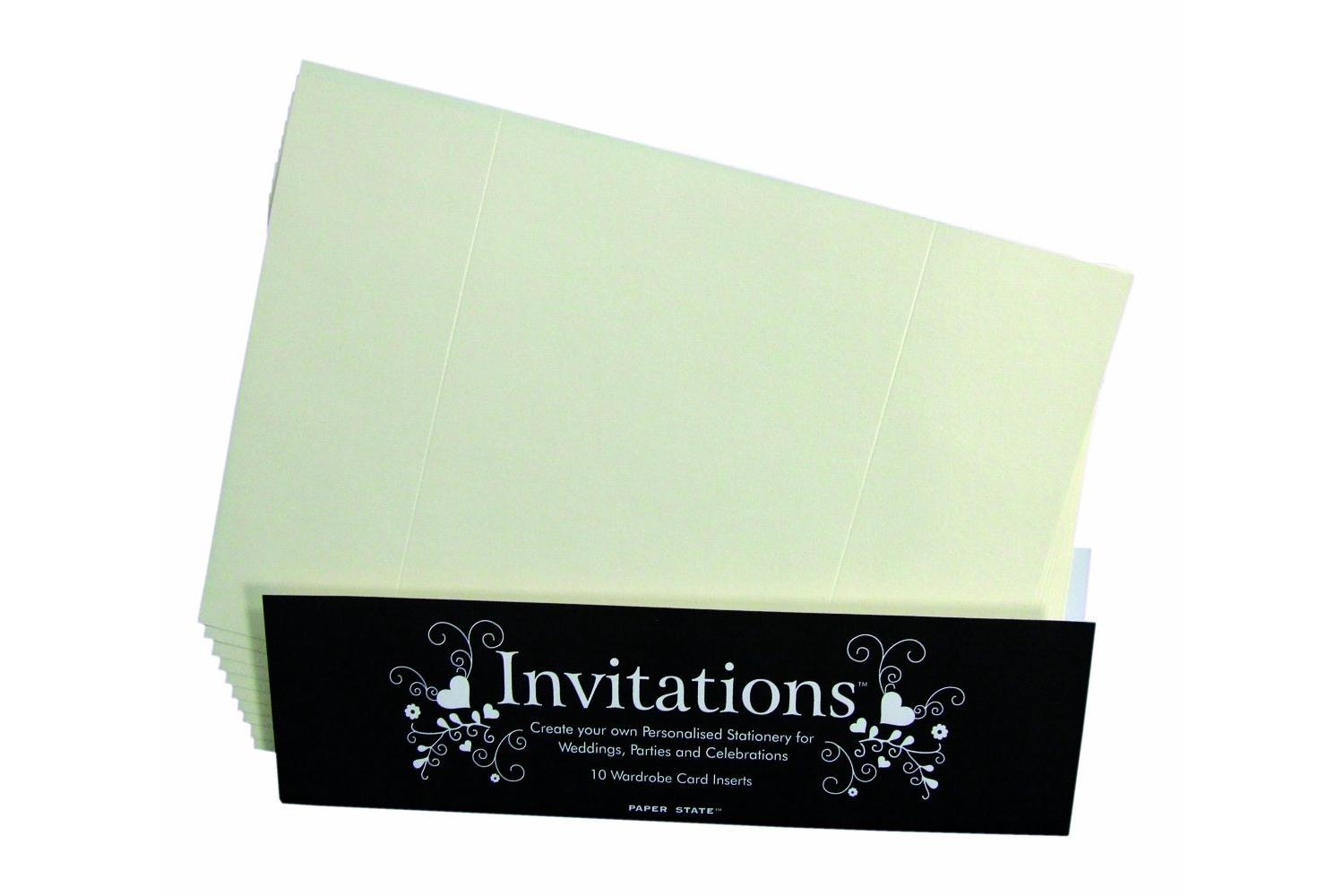 Paperstate In1308 - Invitation Wardrobe Insert Tran Cream 10