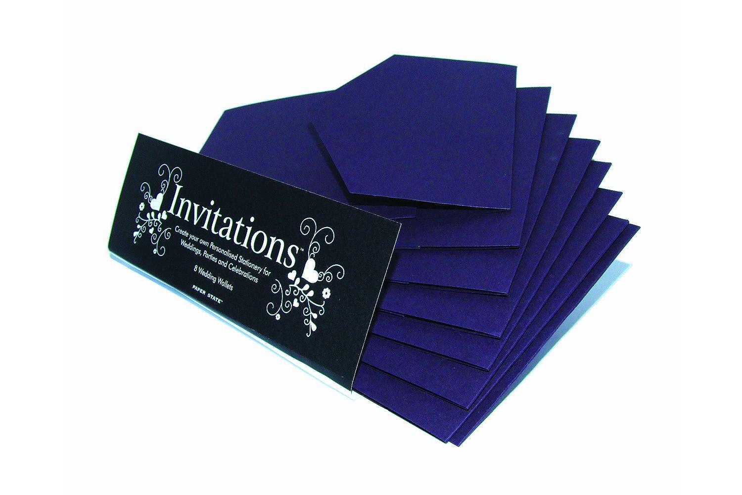 Paperstate In2111 - Invitations 8 Wallets Amethyst