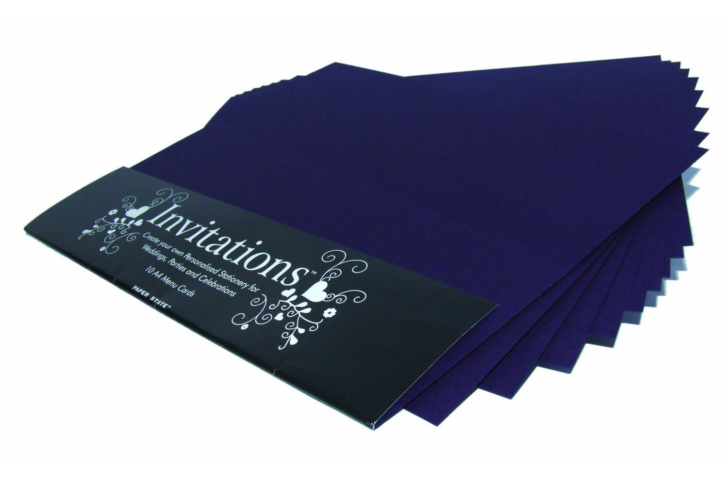 Paperstate In0411 - Invitations Menu Card Amethyst 10$