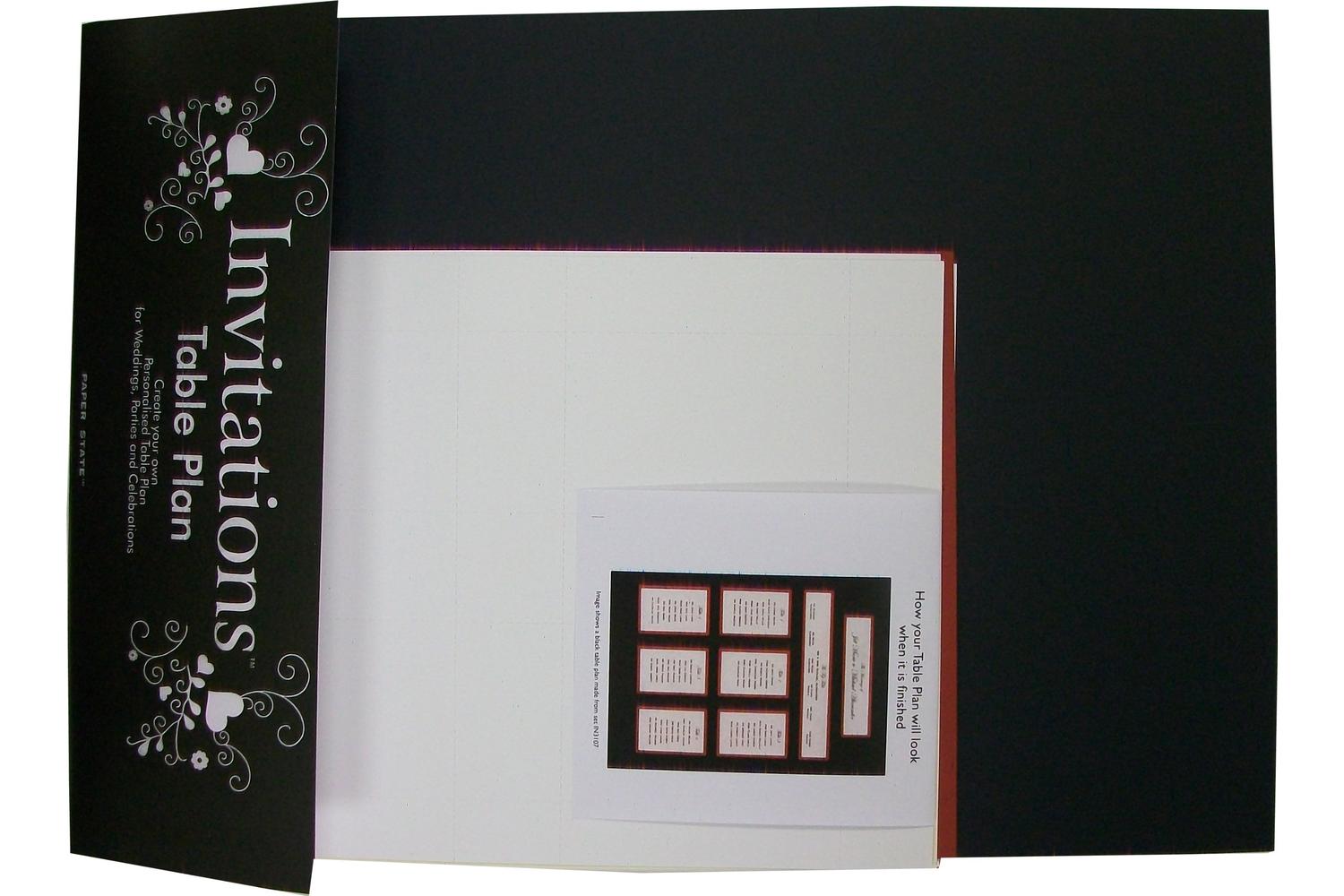 Paperstate In3108 - Invitations Table Plan Set Navy