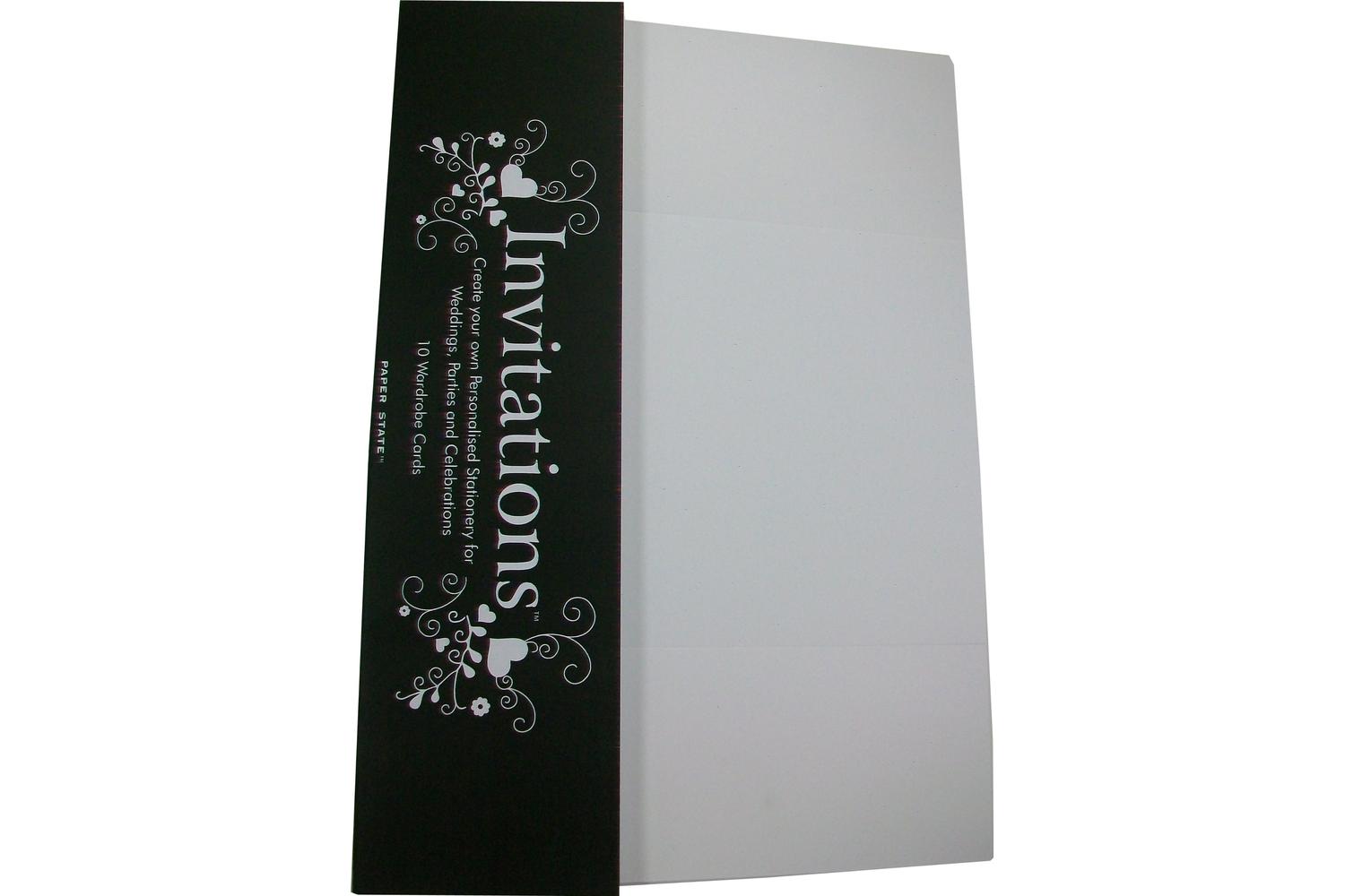 Paperstate In0501 - Invitations Wardrobe Card Snow White 10$