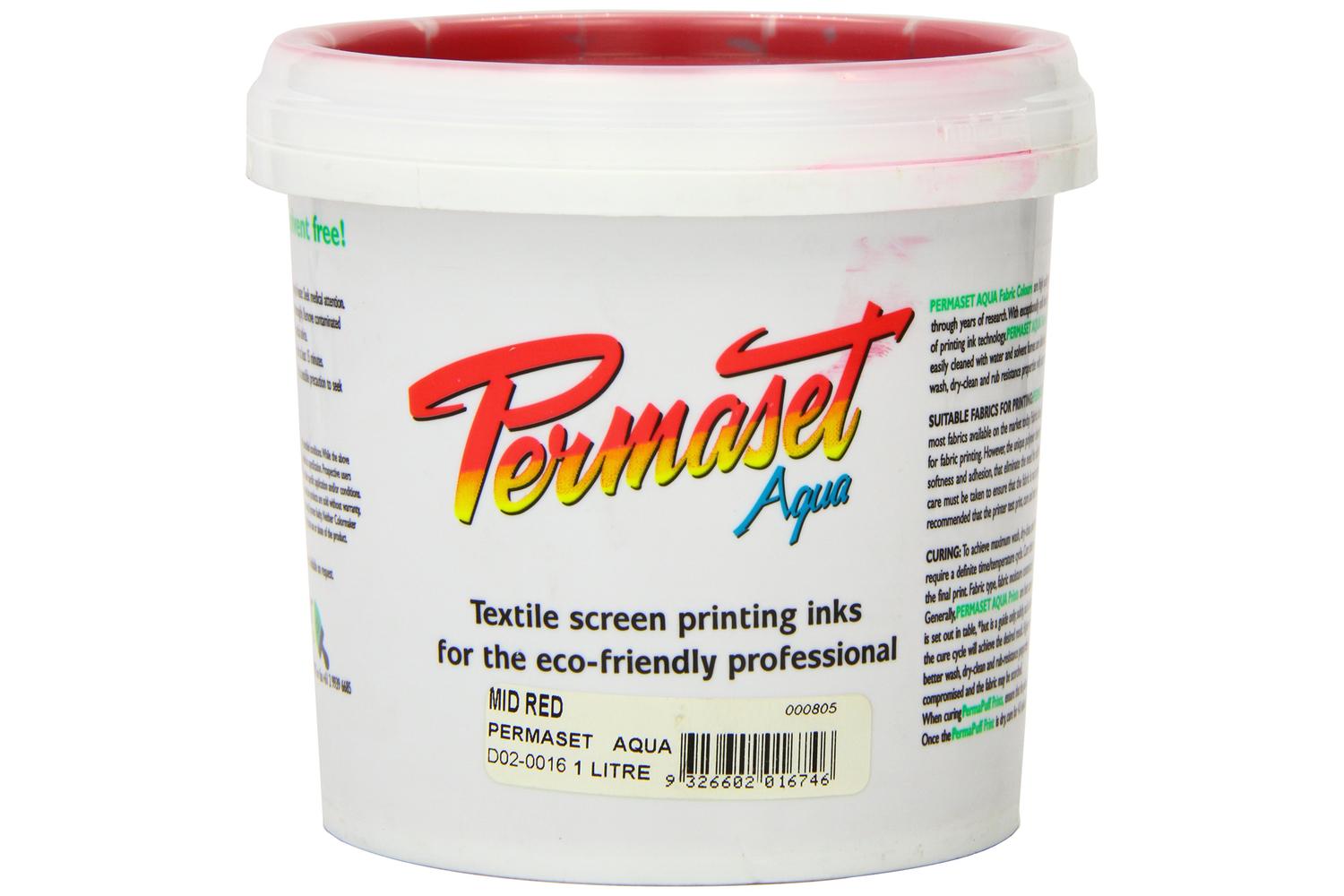 Permaset Sr000805 - Aqua Standard 1 Litre Mid Red