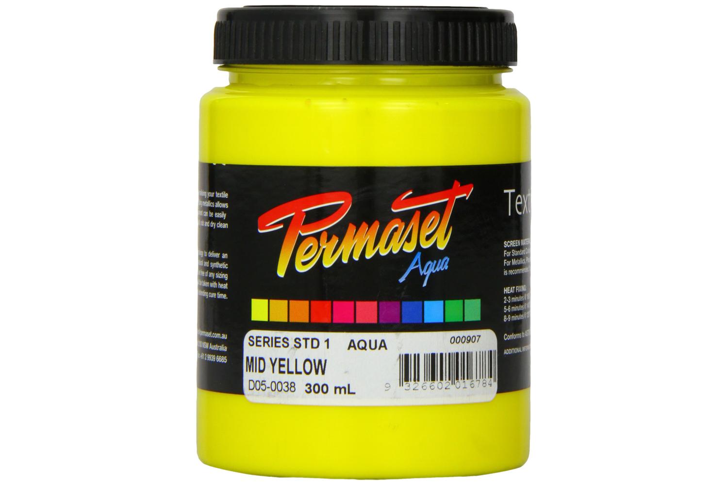Permaset Sr000907 - Aqua Standard 300ml Mid Yellow
