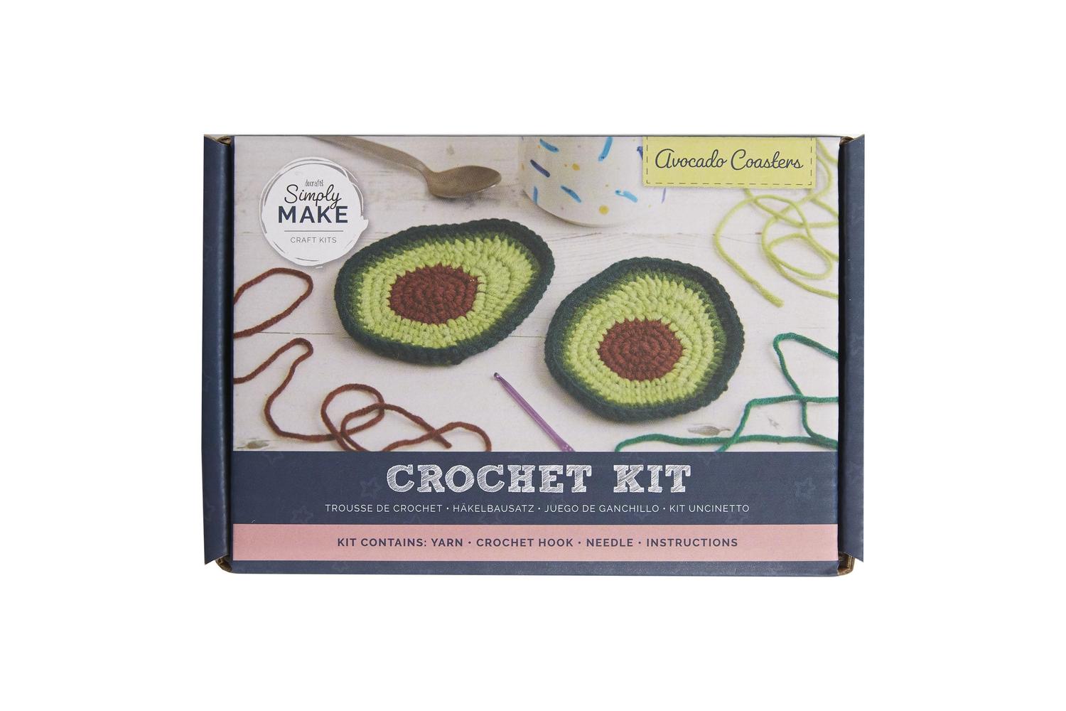 Simply Make Dsm 106145 - Crochet Coaster  Avocado