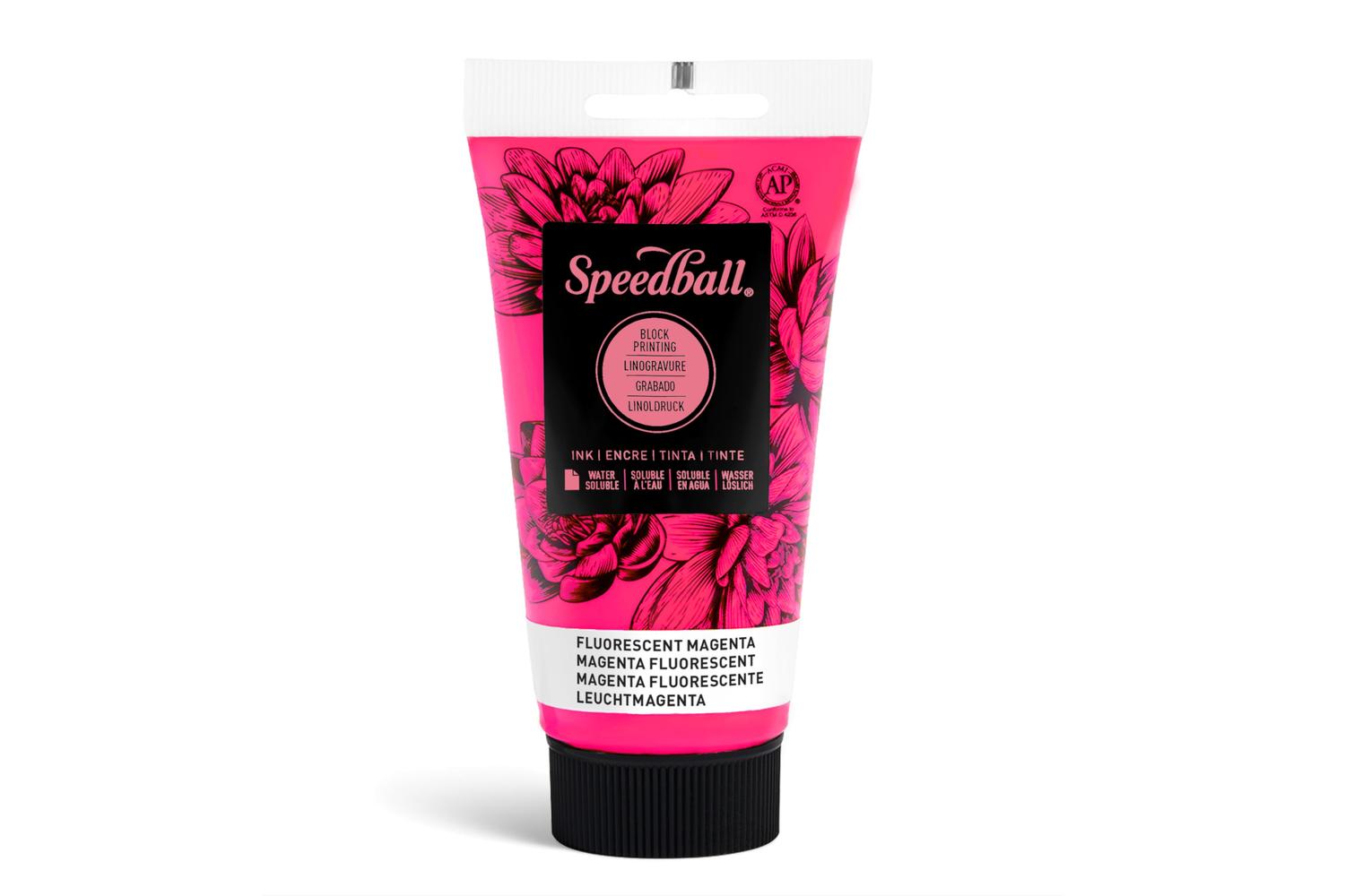 Speedball Sb003523 - 75cc (2.5oz.) Water-soluble Block Ink F