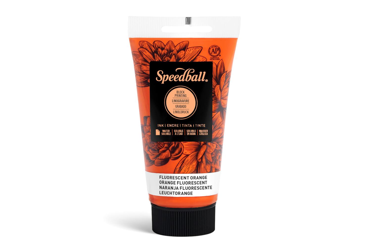 Speedball Sb003522 - 75cc (2.5oz.) Water-soluble Block Ink F