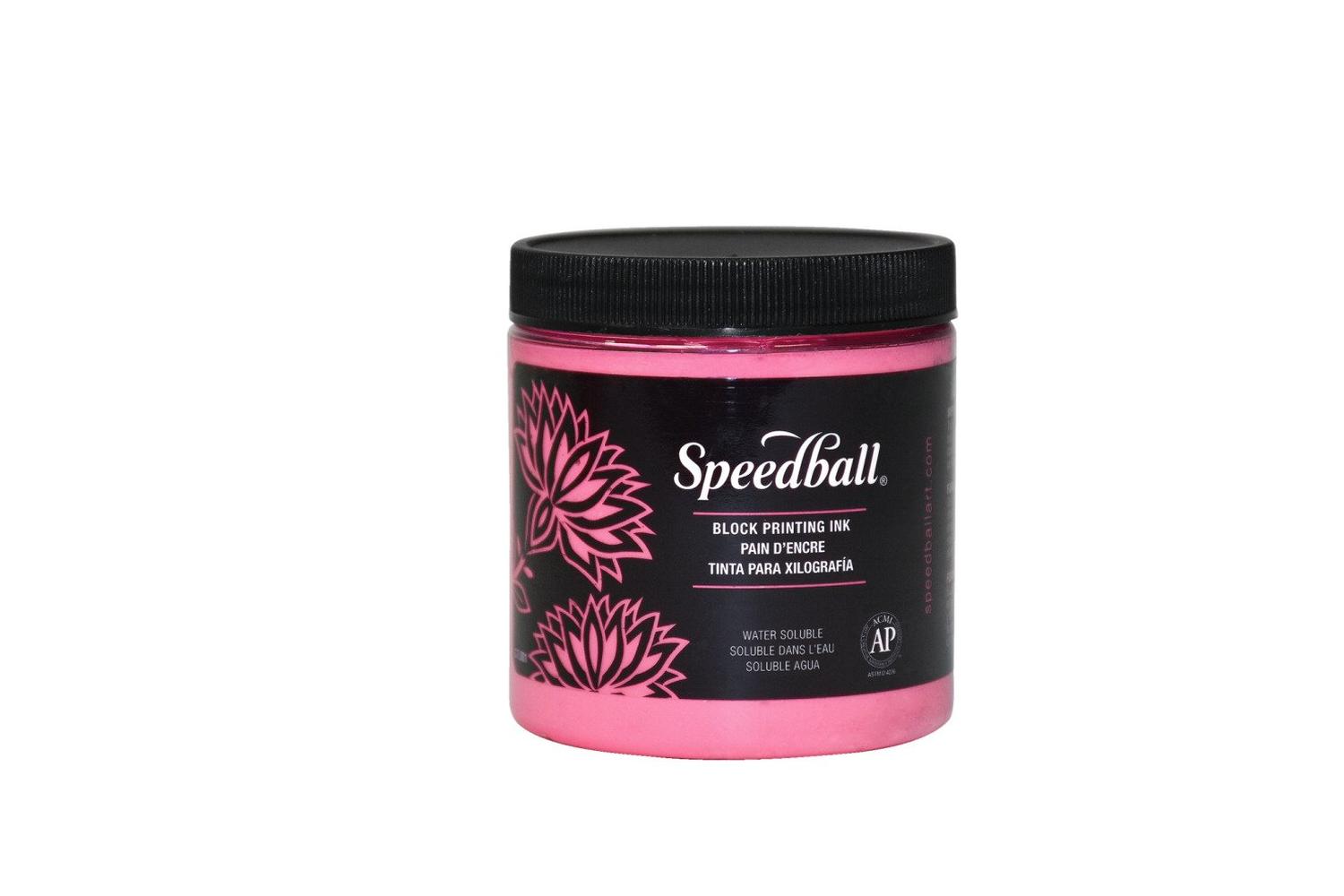 Speedball Sb003821 - 8 Oz. Water-soluble Block Ink Fluoresce