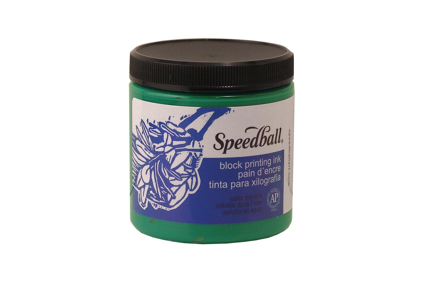 Speedball Sb003804 - 8 Oz. Water-soluble Block Ink Green