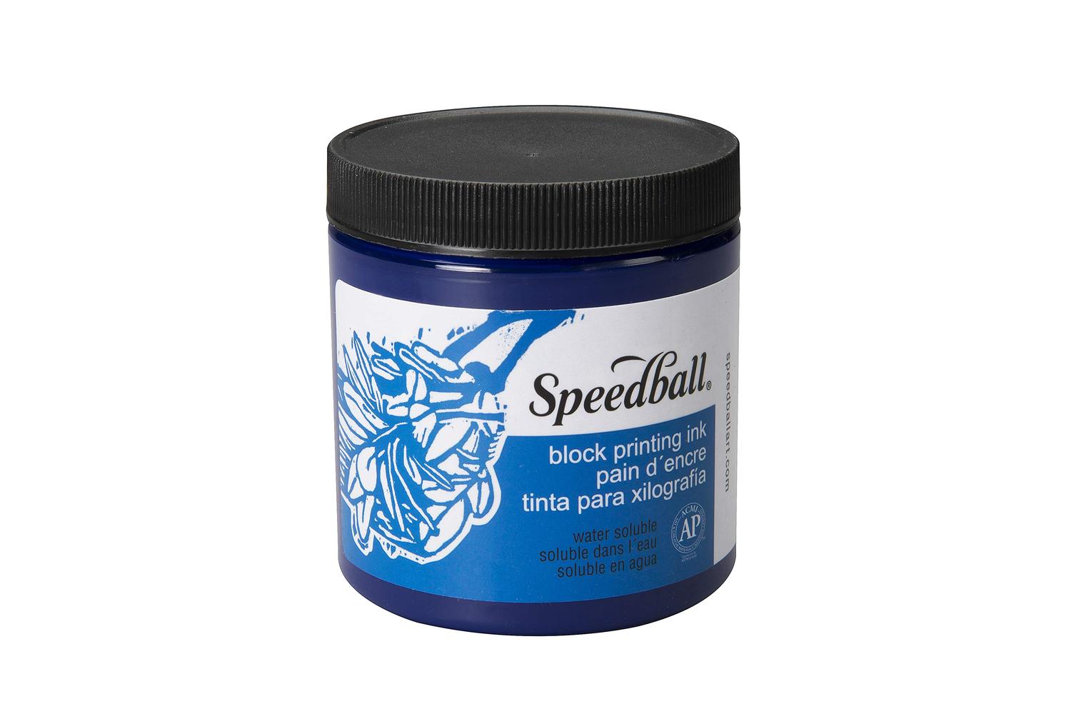 Speedball Sb003826 - 8 Oz. Water-soluble Block Ink Process C