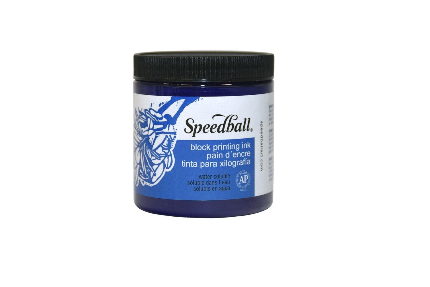 Speedball Sb003808 - 8 Oz. Water-soluble Block Ink Violet