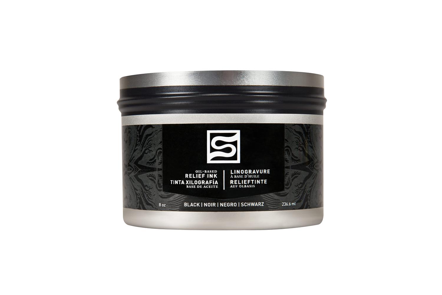 Speedball Sb003910 - 8oz Oil Relief Ink - Black