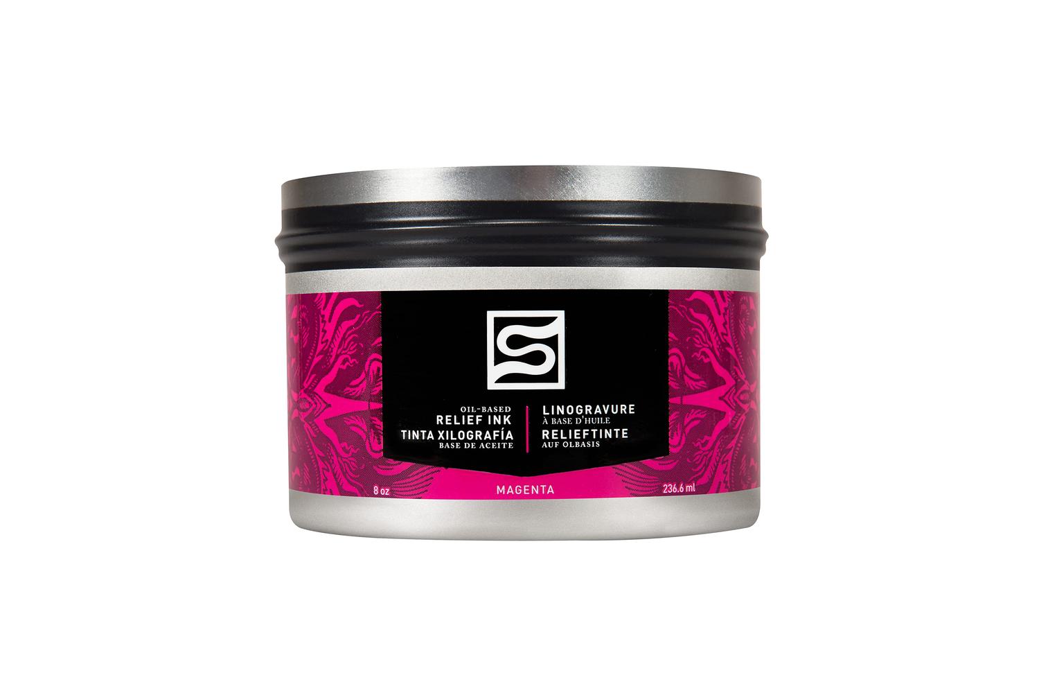 Speedball Sb003920 - 8oz Oil Relief Ink - Magenta