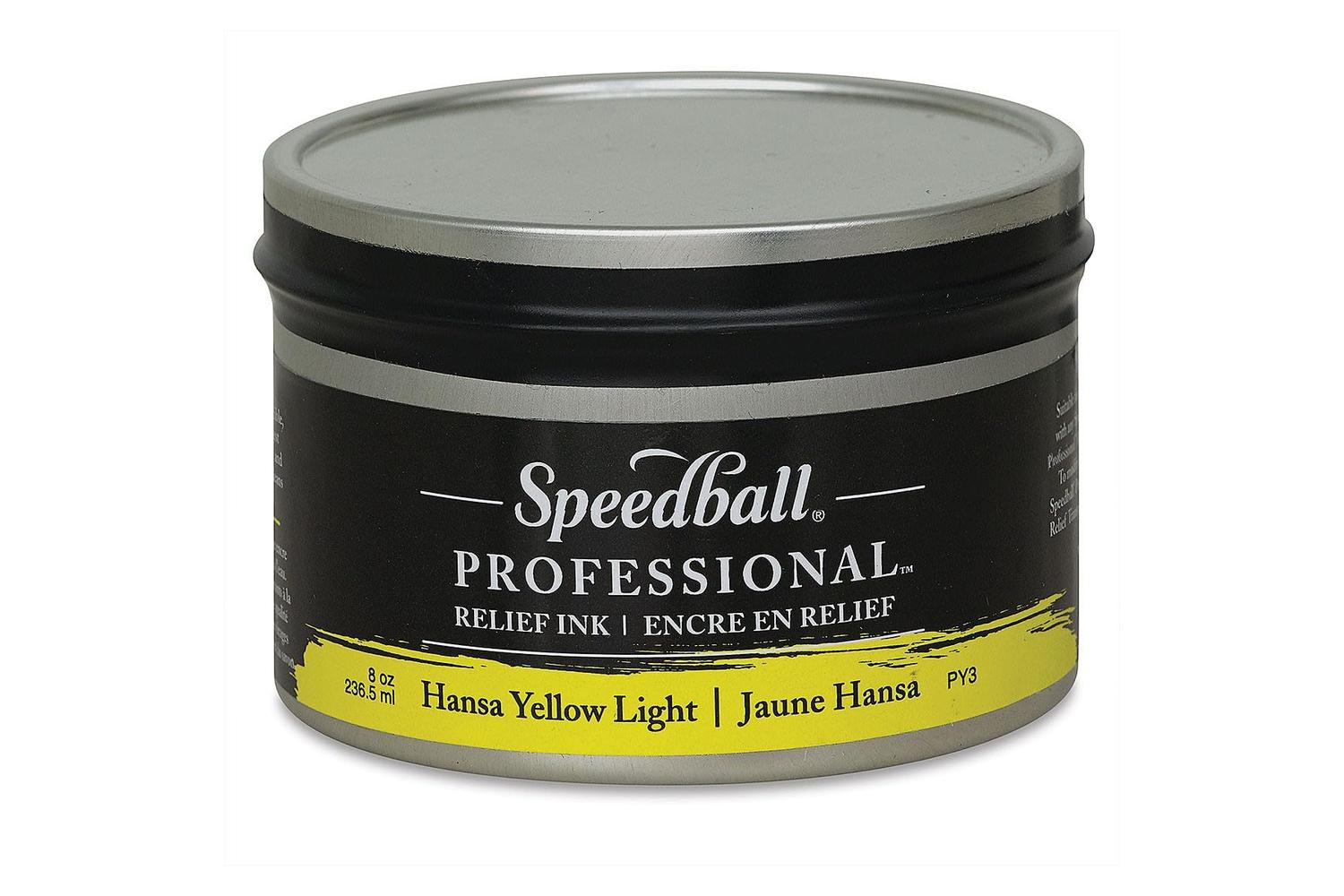 Speedball Sb003945 - 8oz Professional Relief Ink Hansa Yello