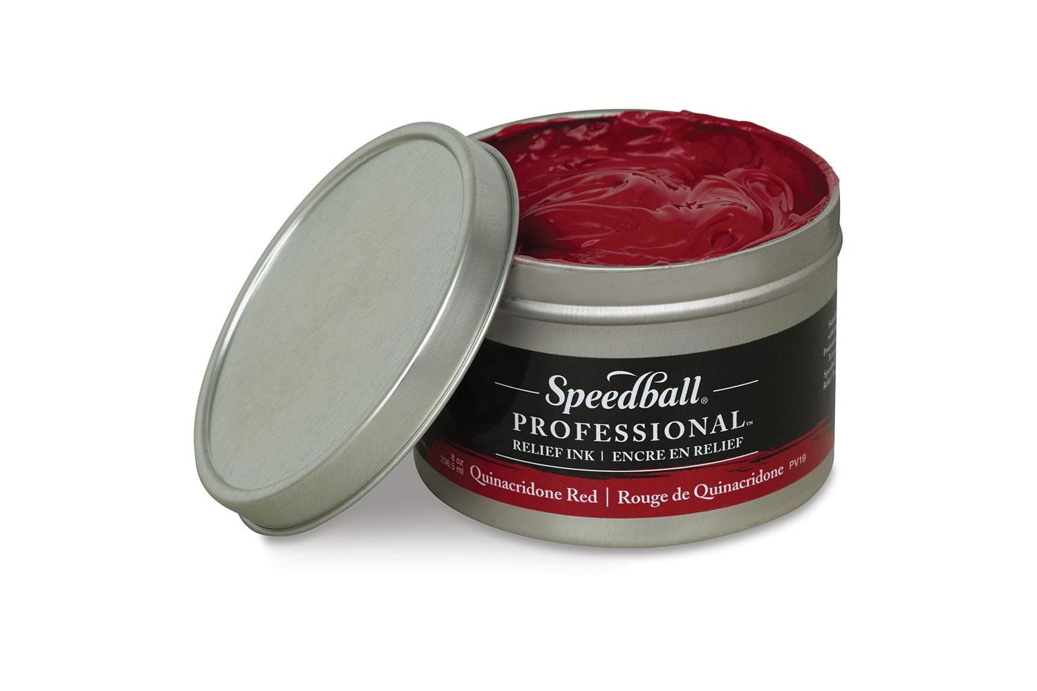 Speedball Sb003949 - 8oz Professional Relief Ink Quinacridon