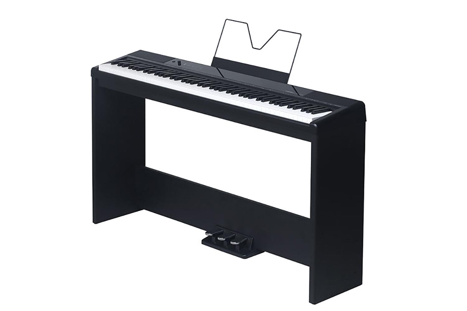 Medeli Sp-c120 Complete Digital Piano Package With Stand & Pedals - Black