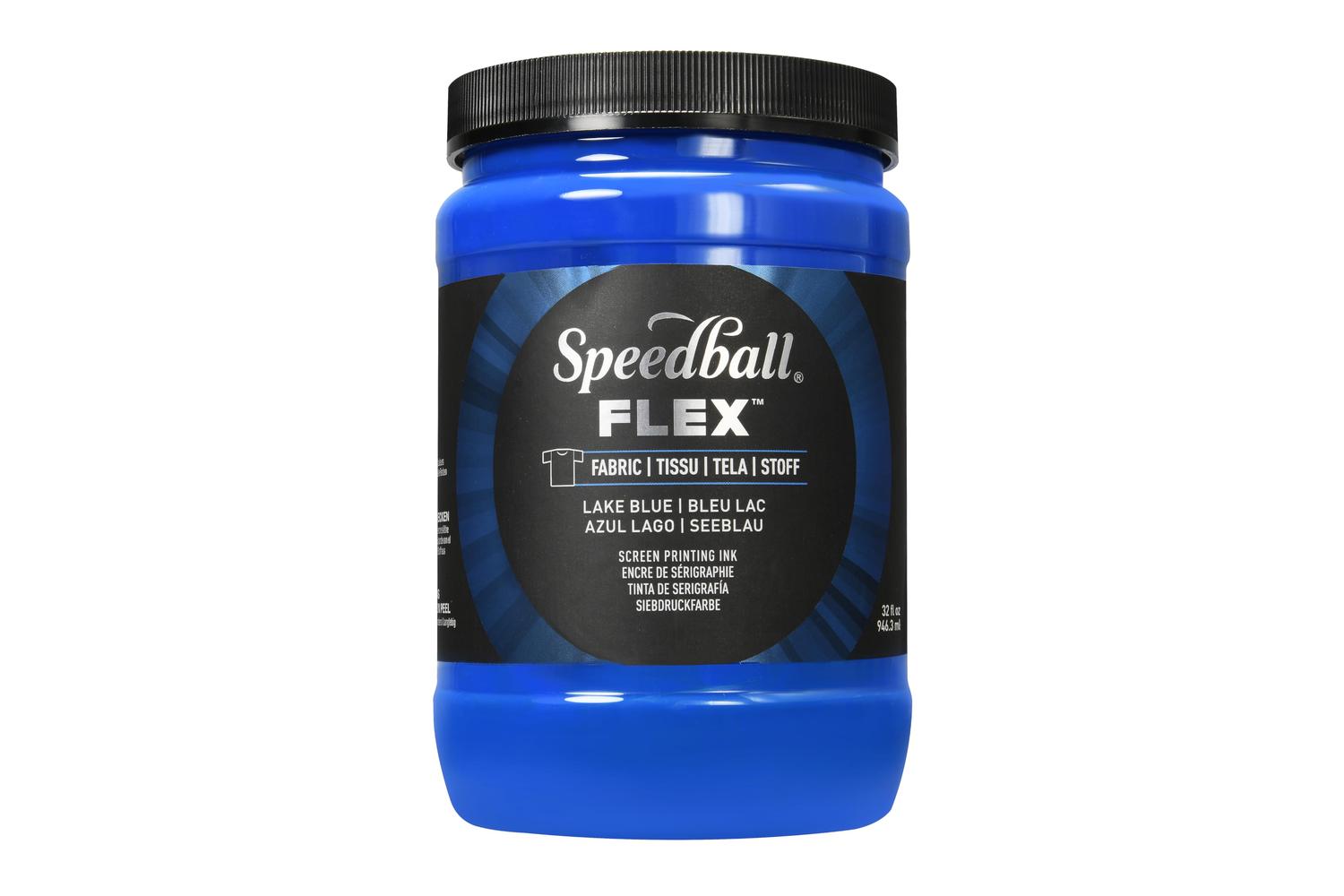 Speedball Sb045222 - Flex Screen Printing Fabric Ink Lake Bl
