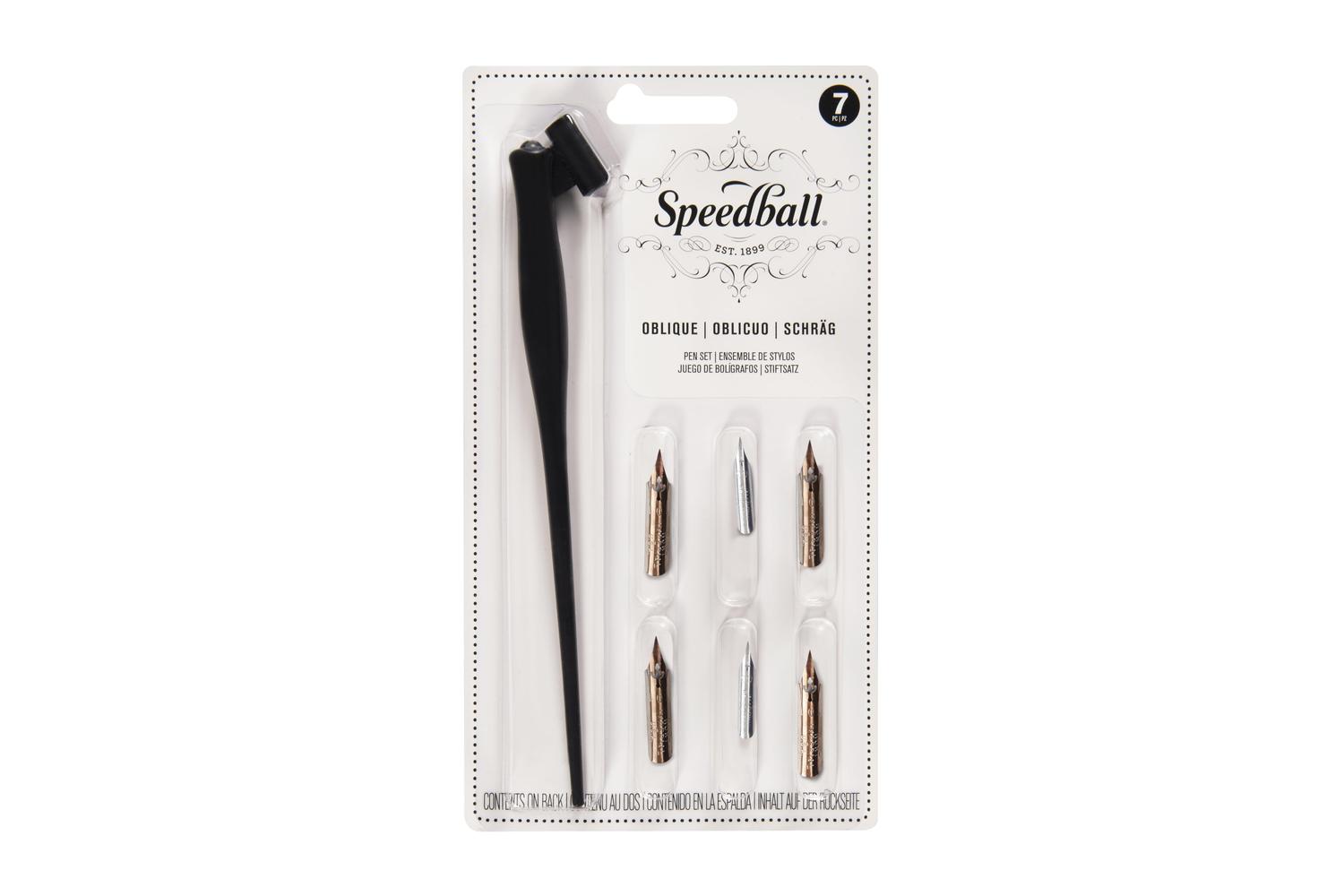 Speedball Sb002968 - Speedball Oblique Pen Set