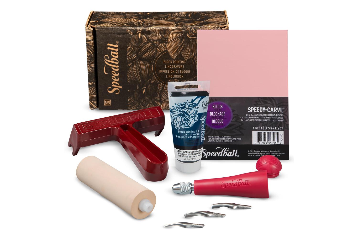 Speedball Sb003471 - Super Value Block Printing Starter Kit
