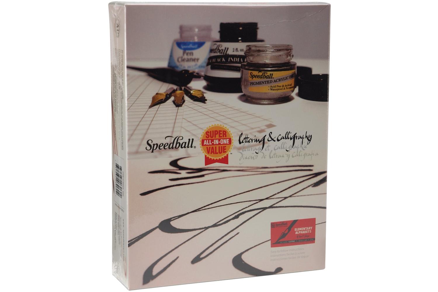 Speedball Sb003060 - Super Value Lettering &amp; Calligraphy Kit