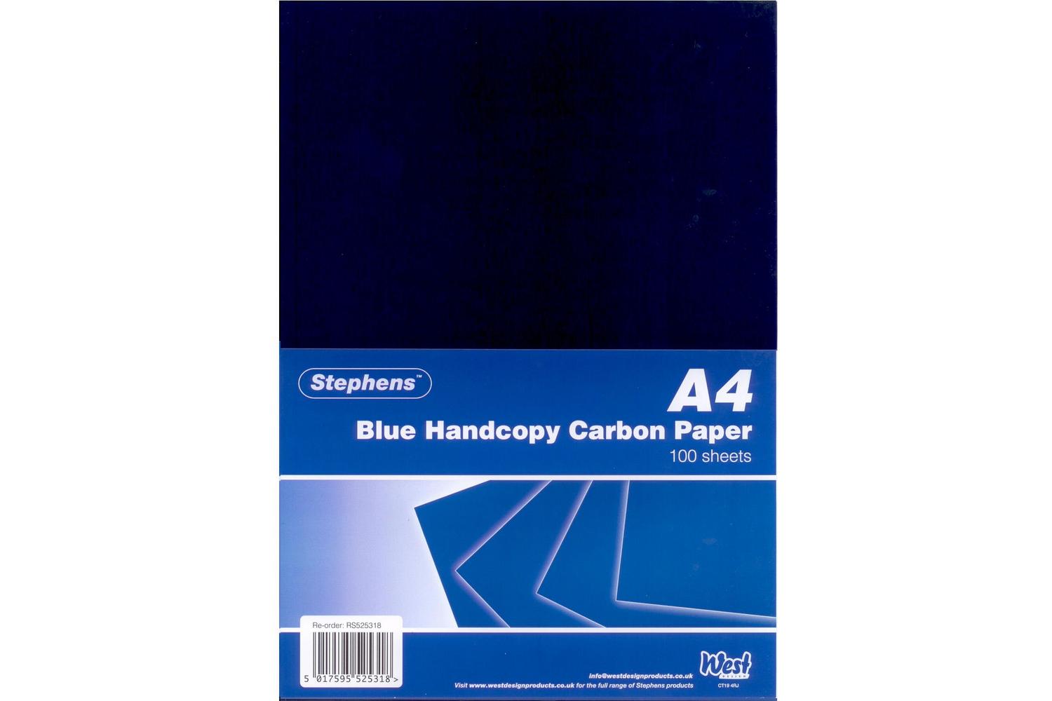 Stephens Rs525318 - Handcopy Carbon Blue 100 Sheets