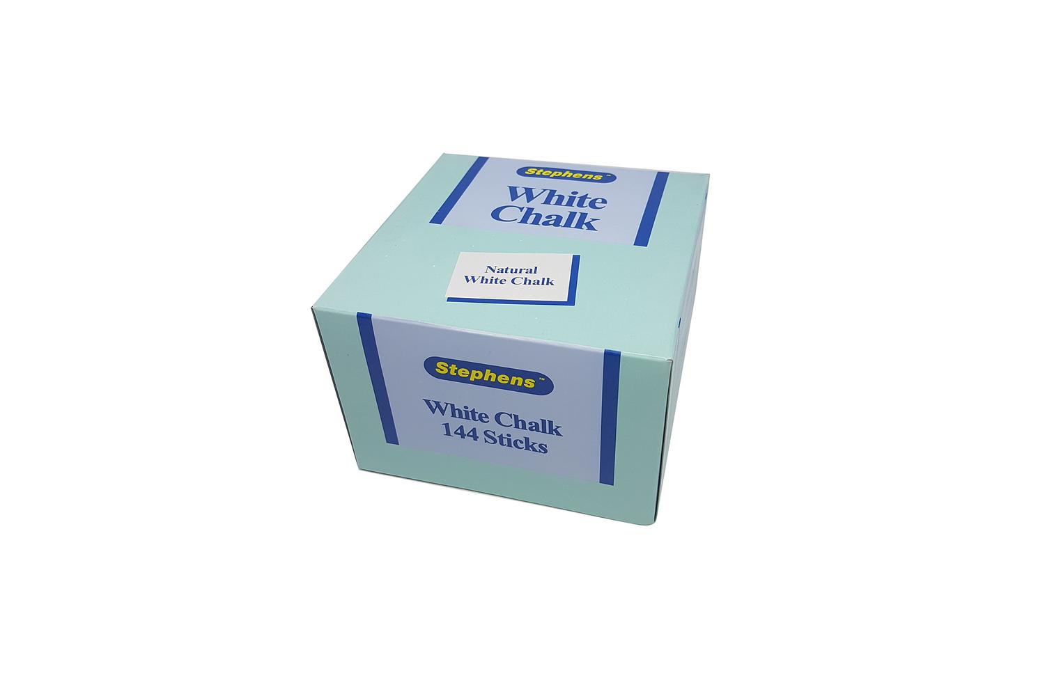 Stephens Rs522553 - White Chalk Box Of 144 Sticks