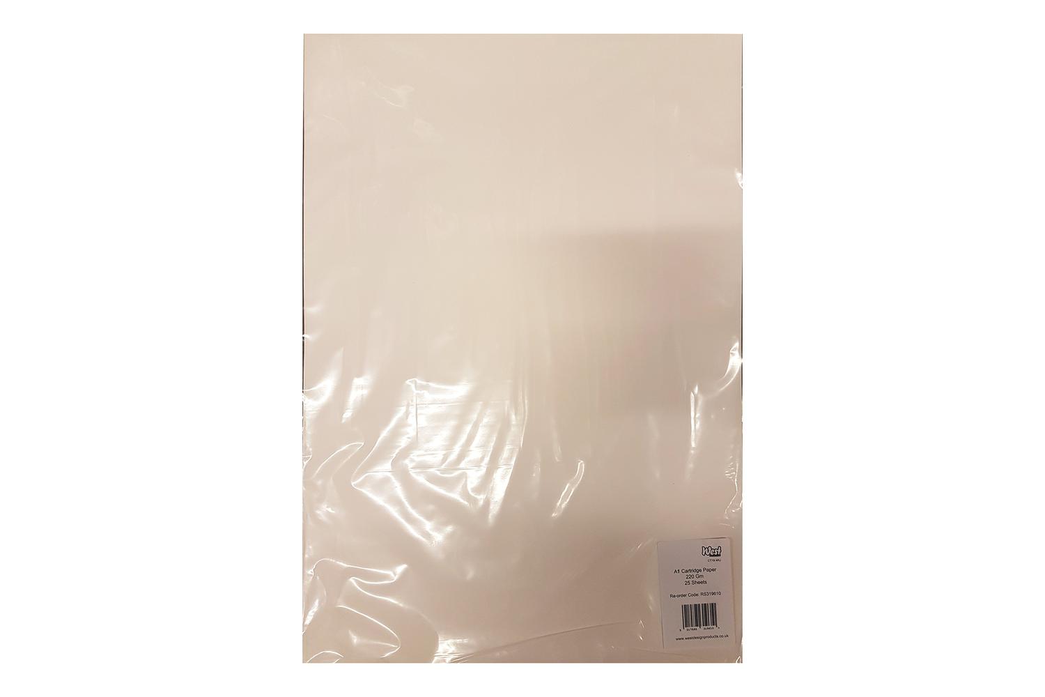 West Rs319214 - A1 Cartridge Paper Pack - 140 Gsm Pack 25