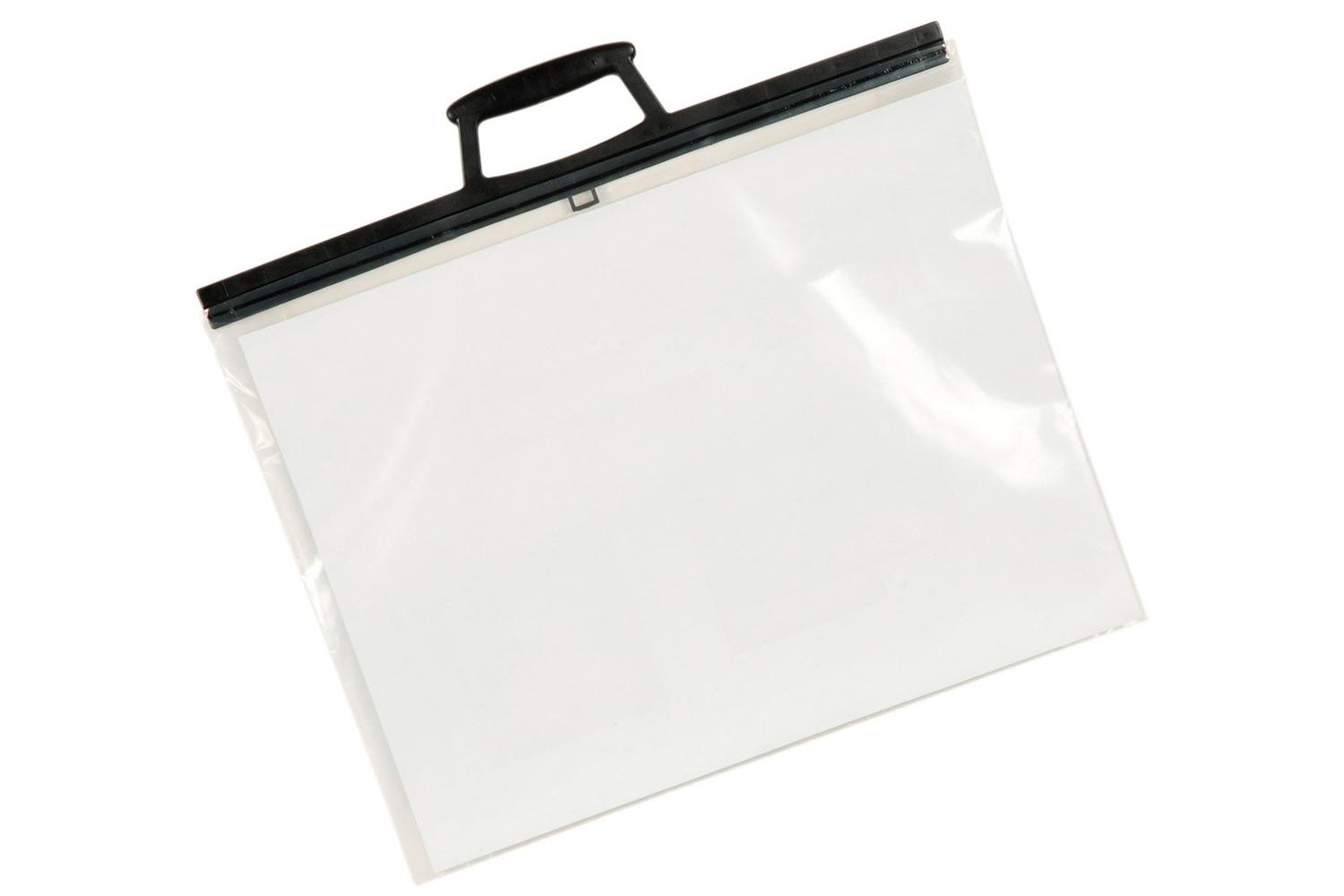 West Wd152319 - A4 Clear Clip-close Poly Folio