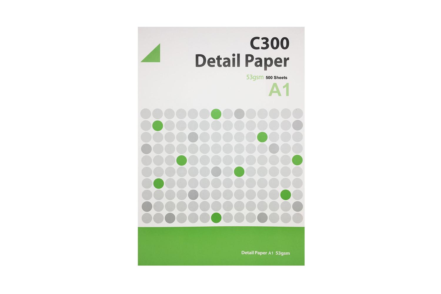 West Rs000190 - C300 Detail Paper Pad 53gsm A1 594mm X 841mm