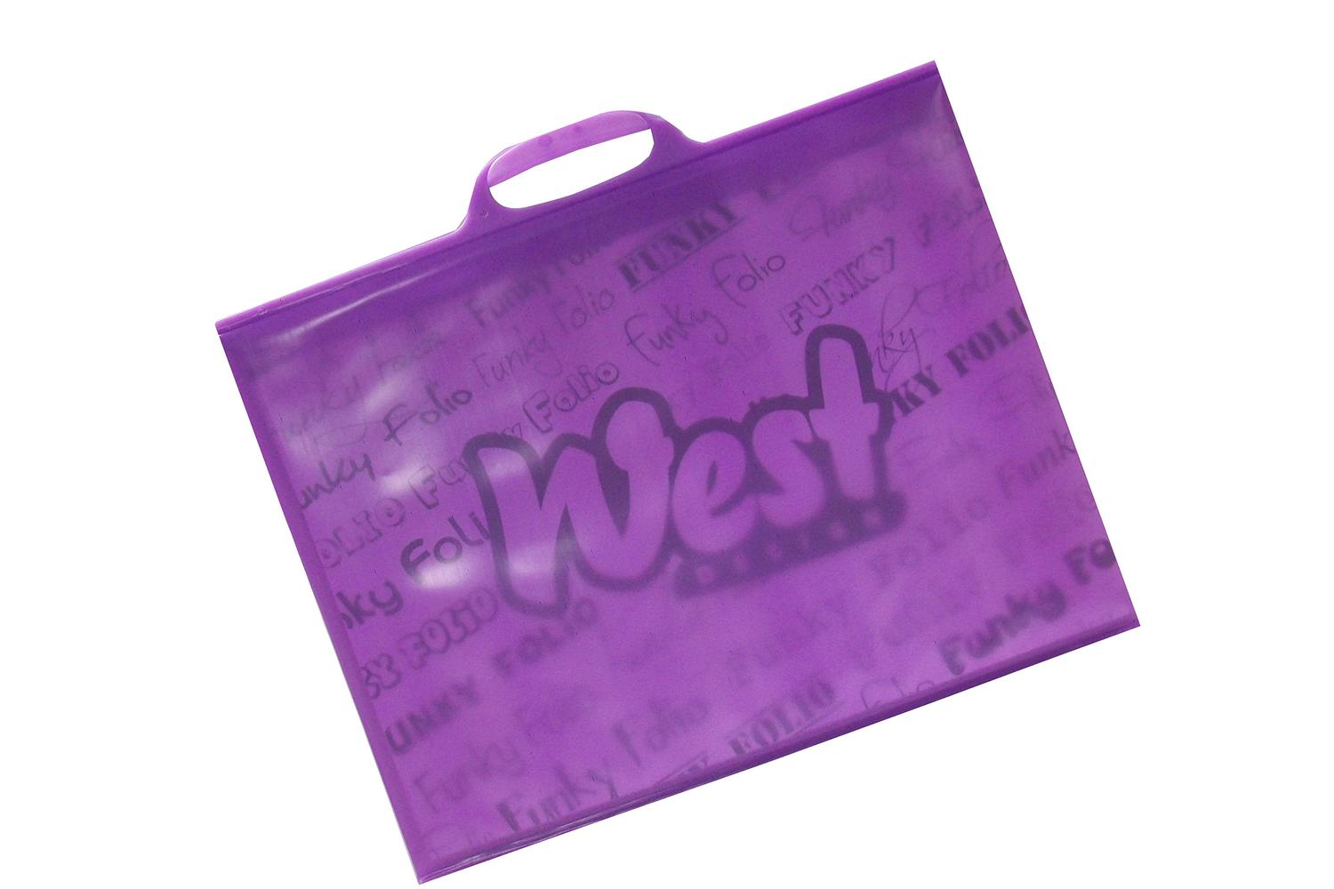 Westfolio Rs490418 - A2 Funky Folio Plain Purple