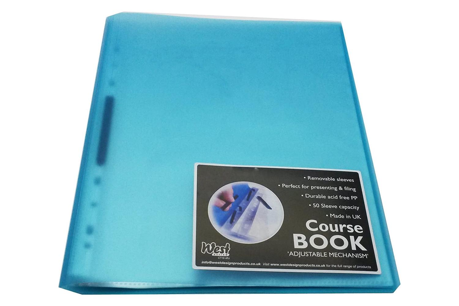 Westfolio Dkcba4tu - A4 Course Book Turquoise
