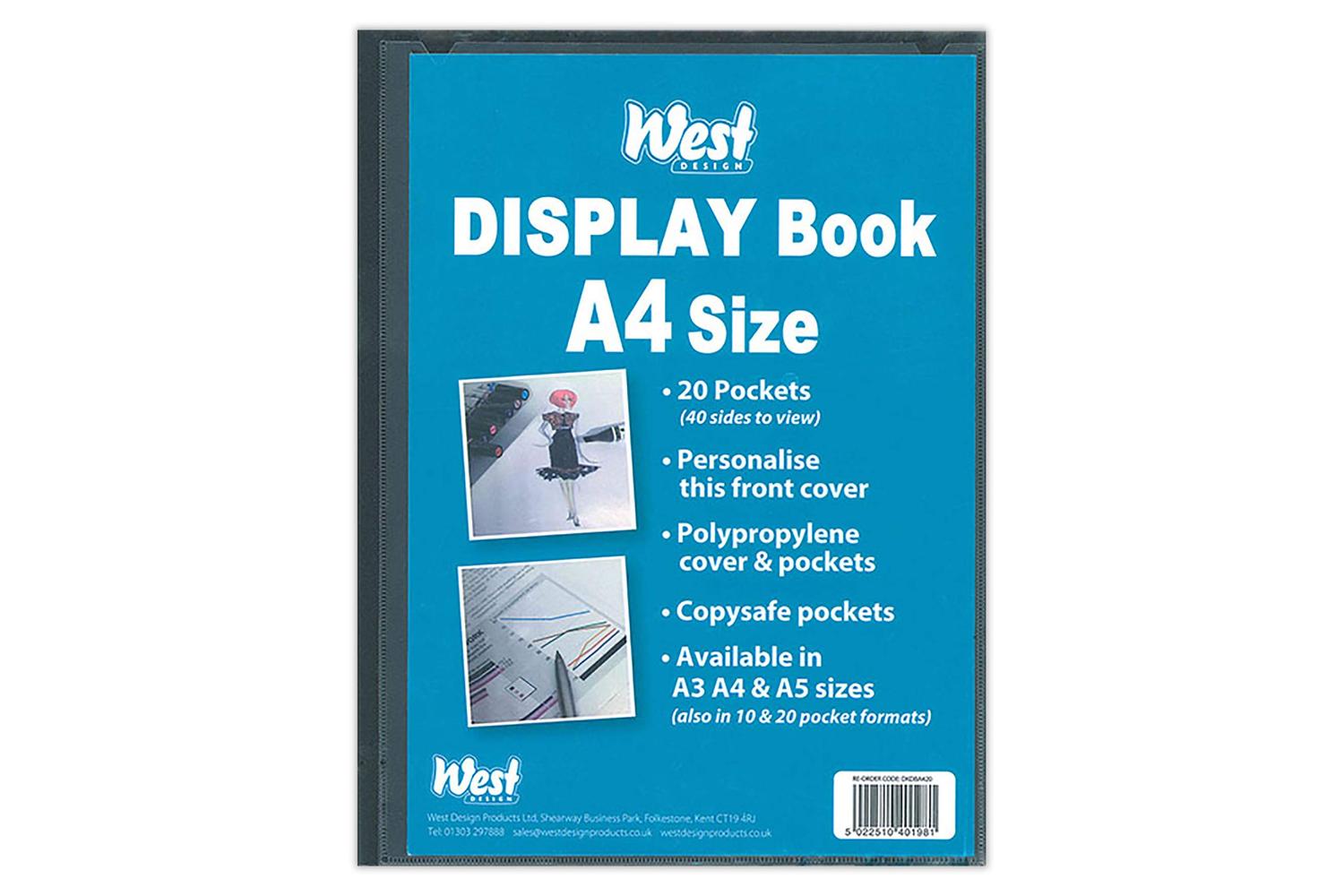 Westfolio Dkdba410 - A4 Display Book Fixed 10 Pockets