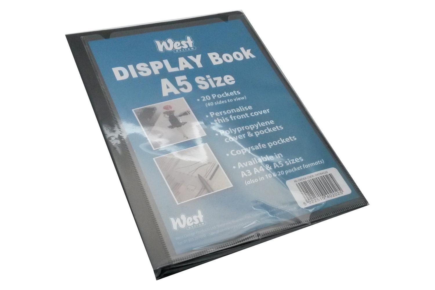 Westfolio Dkdba520 - A5 Display Book Fixed 20 Pockets